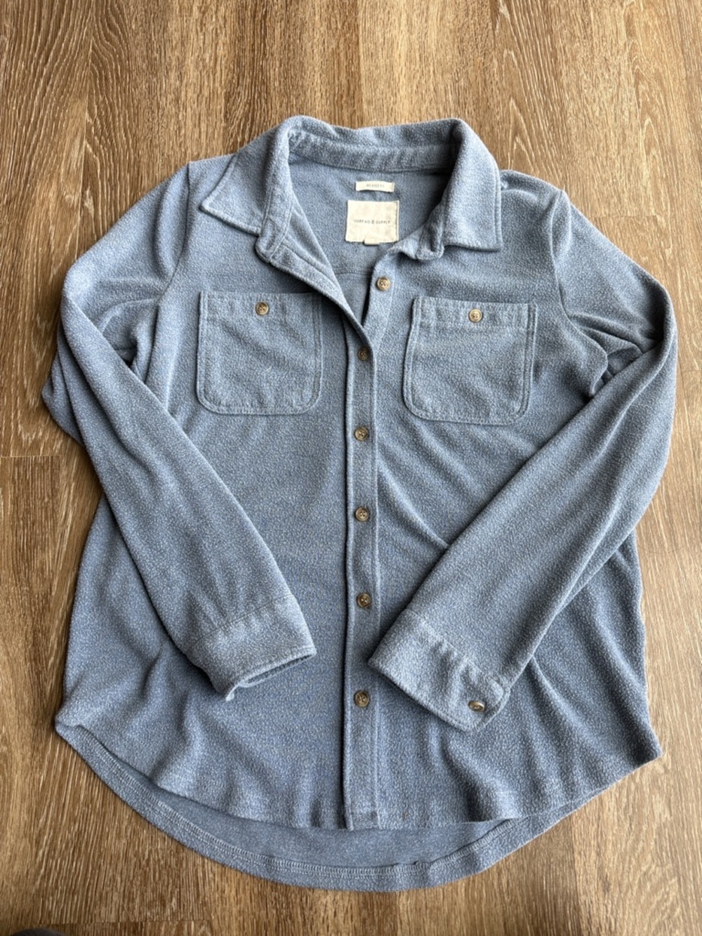 Thread & Supply Fleece Button-Up Shirt Jacket